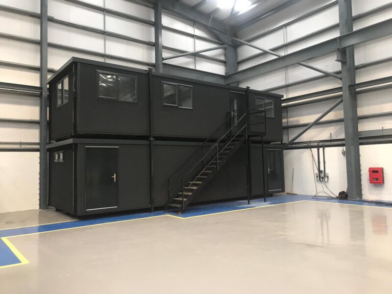 10 Ways Businesses Use Portable Cabins for Extra Space Stacked 36' x 12' Cabins - Minesto
