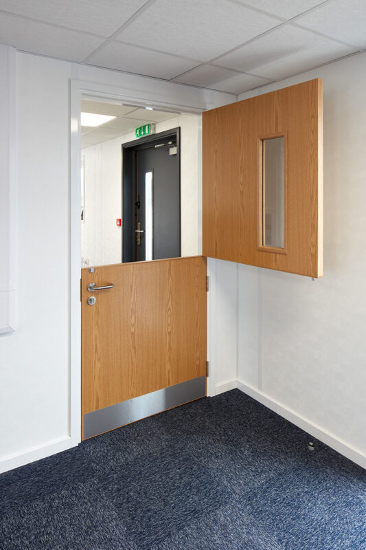 image of stable door in office