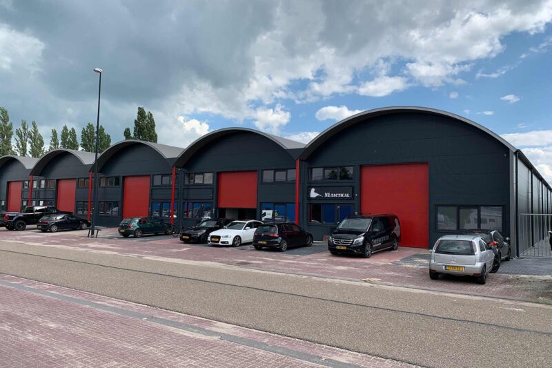 image of multispan temporary warehouses