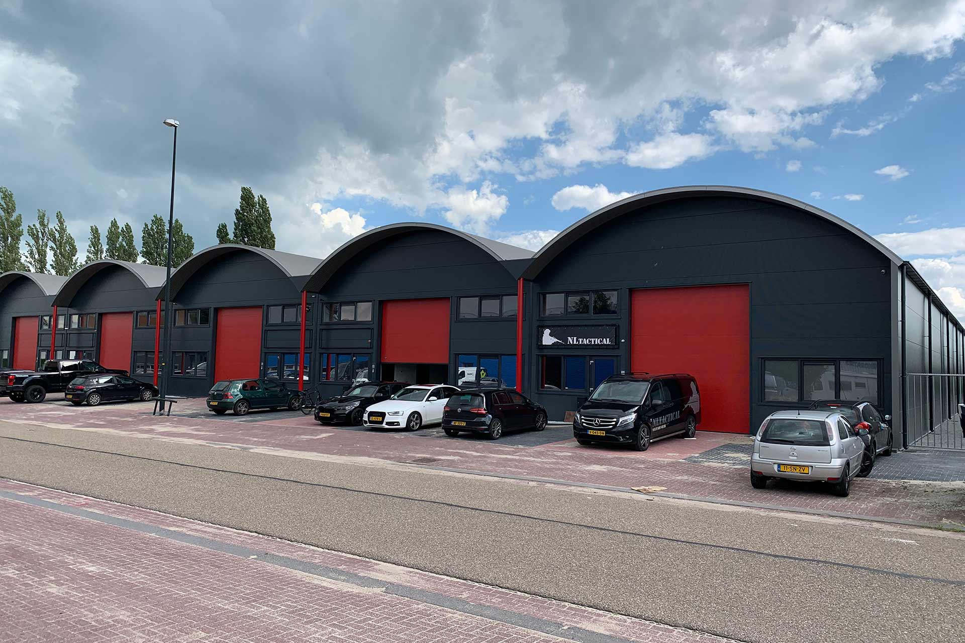 image of multispan temporary warehouses